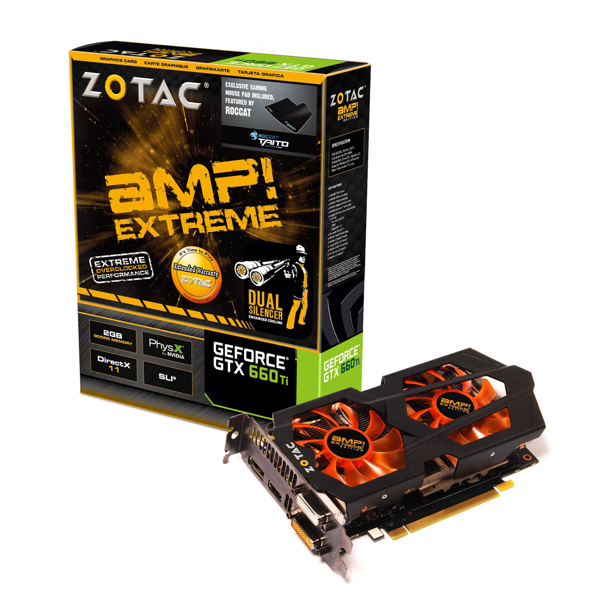 ZOTAC GeForce GTX 660Ti AMP